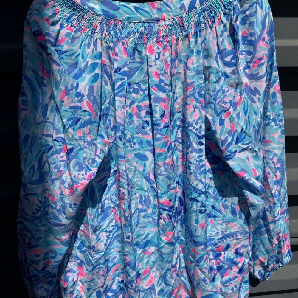 Lilly Pulitzer Multicolor Tropical Blouse - Picture 4 of 5